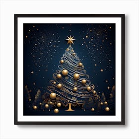 Christmas Tree 12 Art Print