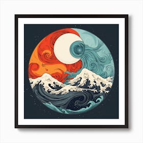 Yin Yang 21 Art Print