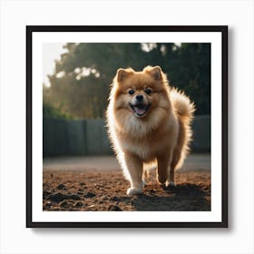 Pomeranian Dog Art Print