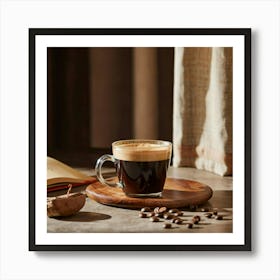 Coffee And Book Art Print