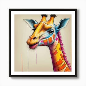 Giraffe 125 Art Print