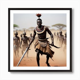 Ethiopian Warrior Art Print