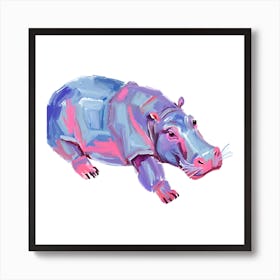 Hippopotamus 06 1 Art Print