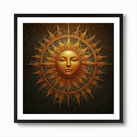 Golden Sun 2 Art Print