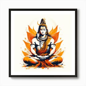 Lord Shiva 13 Art Print