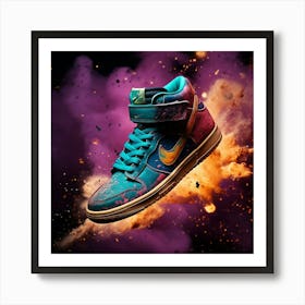 Nike Dunk High 5 Art Print