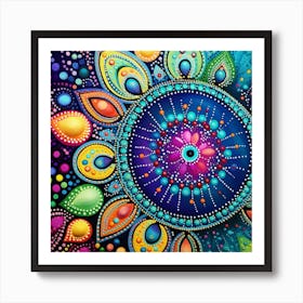 Colorful Mandala Poster