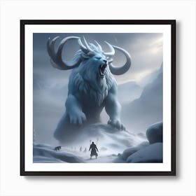 The Ice Beast Art Print