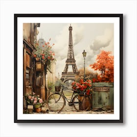 Old Paris By Csaba Fikker 38 Art Print