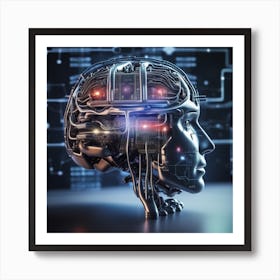 Image Of Artificial Intelligence Art Print