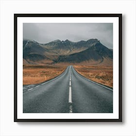 Road To Iceland Art Print