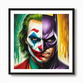 Batman And Joker 4 Art Print