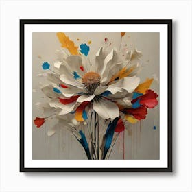 Flowers In A Vase 2 Art Print