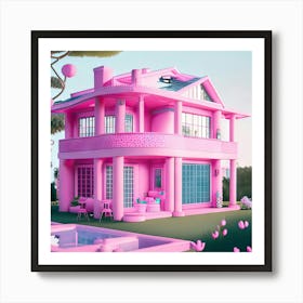 Barbie Dream House (406) Art Print