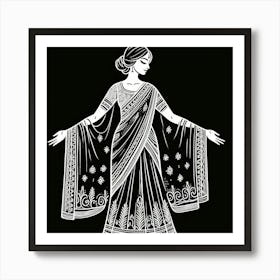 Amazing Paper cutting art works of Elegance 3 Art Print