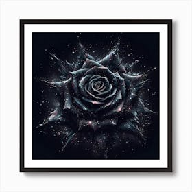 Black Rose 4 Art Print