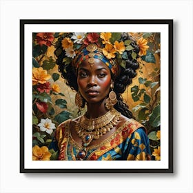 African Woman Art Print