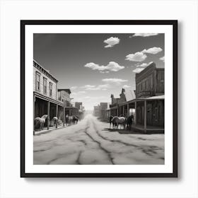 Old West Town 27 Art Print