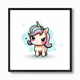 Cute Unicorn 176 Art Print