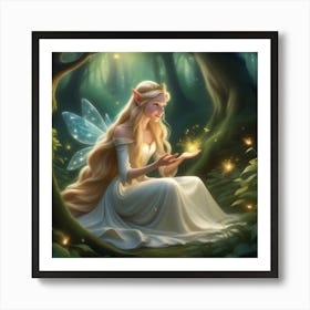 Fairy In The Forest Art Print