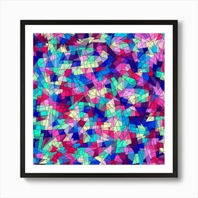 Geometric Mosaic 02 Art Print