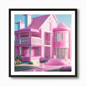Barbie Dream House (138) Art Print