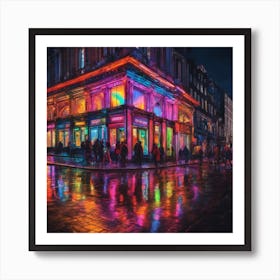 Night In London 1 Art Print