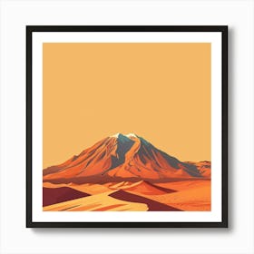 Desert Landscape - Desert Stock Videos & Royalty-Free Footage Art Print