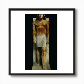 Egyptian Statue 19 Art Print