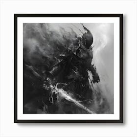 Dark Knight Art Print