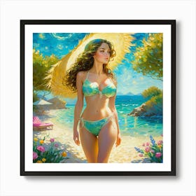 Bikini queen gh Art Print