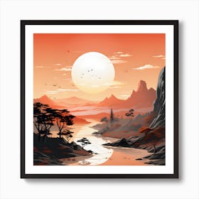 Ethereal Forest Wilderness Art Print