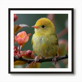 Yellow Finch 5 Art Print
