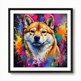 Shiba Inu 60 Art Print