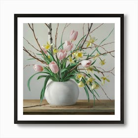 Spring Tulips Art Print