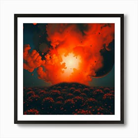 Explosion In The Sky Art Print