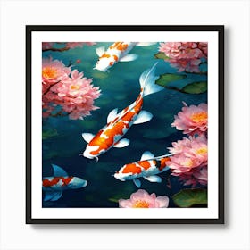 Koi Fish 2 Art Print