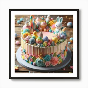 Easter Cake Art Print