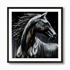 Creative Horse Beauty Illustration Nr 240 Art Print