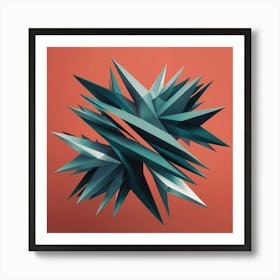 Abstract Starburst Art Print