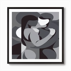 'The Kiss' Art Print