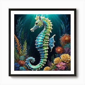 Seahorse 15 Art Print