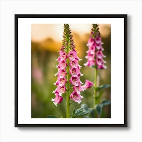 Foxglove Art Print