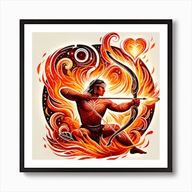 Artiphoria Sagittarius, Maori V Art Print