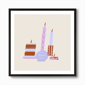 favorite candles Art Print