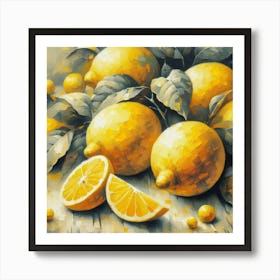 Lemons Art Print