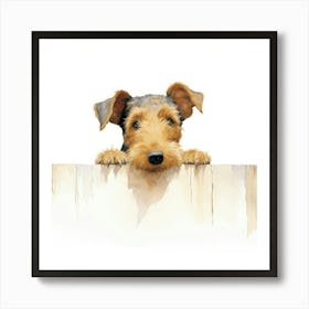 Welsh Terrier Dog 2 Art Print