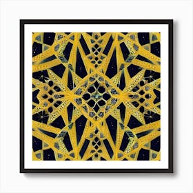 Abstract Fractal Pattern 2 Art Print