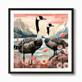 Bird In Nature Canada Goose 4 Art Print