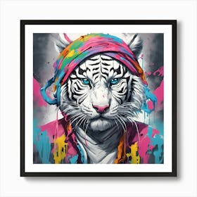 White Tiger 12 Art Print